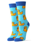 Duckies Socks | Novelty Crew Socks For Women