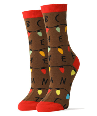 Stranger Socks | Novelty Crew Socks For Women