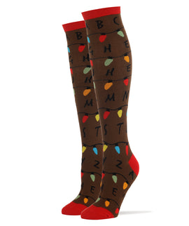 Stranger Knee High Socks | Novelty Socks For Women