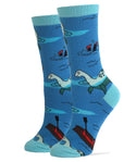 Nessie Socks | Novelty Crew Socks For Women