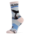 Alaska Socks | Novelty Crew Socks For Women