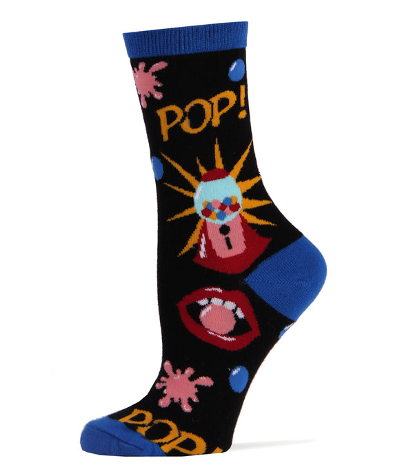 Gumball Socks | Novelty Crew Socks For Women