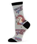 Unicorn Vibes Socks | Novelty Crew Socks For Women