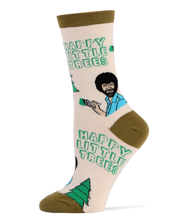 Always Happy Trees Socks | Novelty Socks For Women