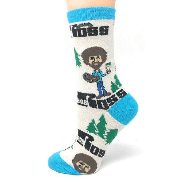Always Bob Ross Socks | Novelty Socks For Women