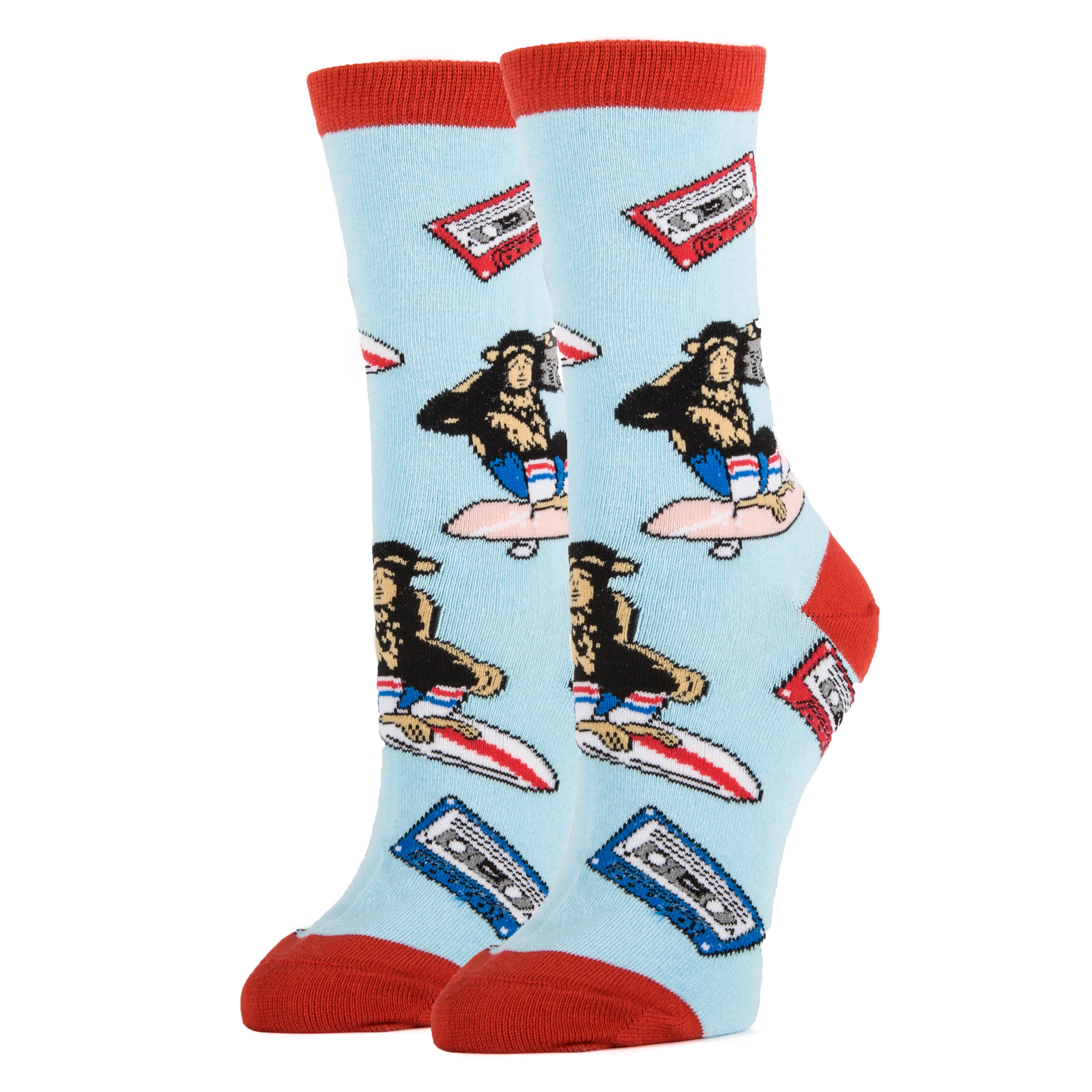 Funky Munky Socks | Novelty Crew Socks For Women