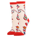 Cherry Pop Socks | Novelty Crew Socks For Women