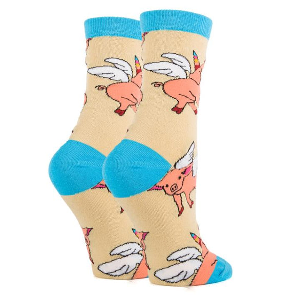 piggy-corn-womens-crew-socks-2-oooh-yeah-socks