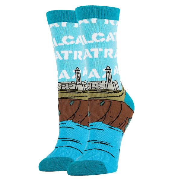 Alcatraz Socks | Novelty Crew Socks For Women