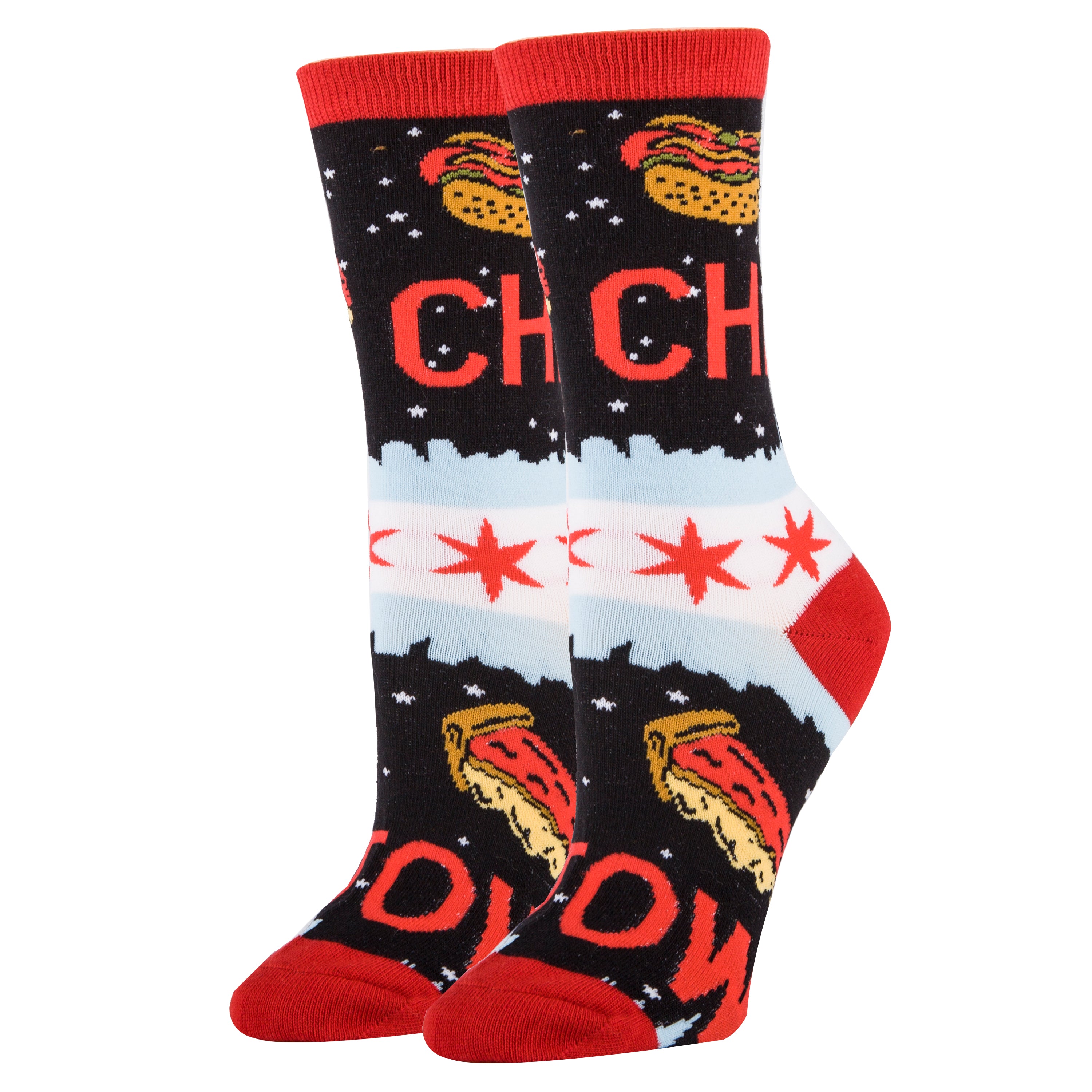 CHI Town Socks | Novelty Crew Socks For Women