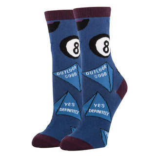 Ask Me Socks | Novelty Crew Socks For Women