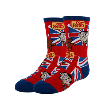 Hanging with Mr Bean Socks | Novelty Socks for Kids