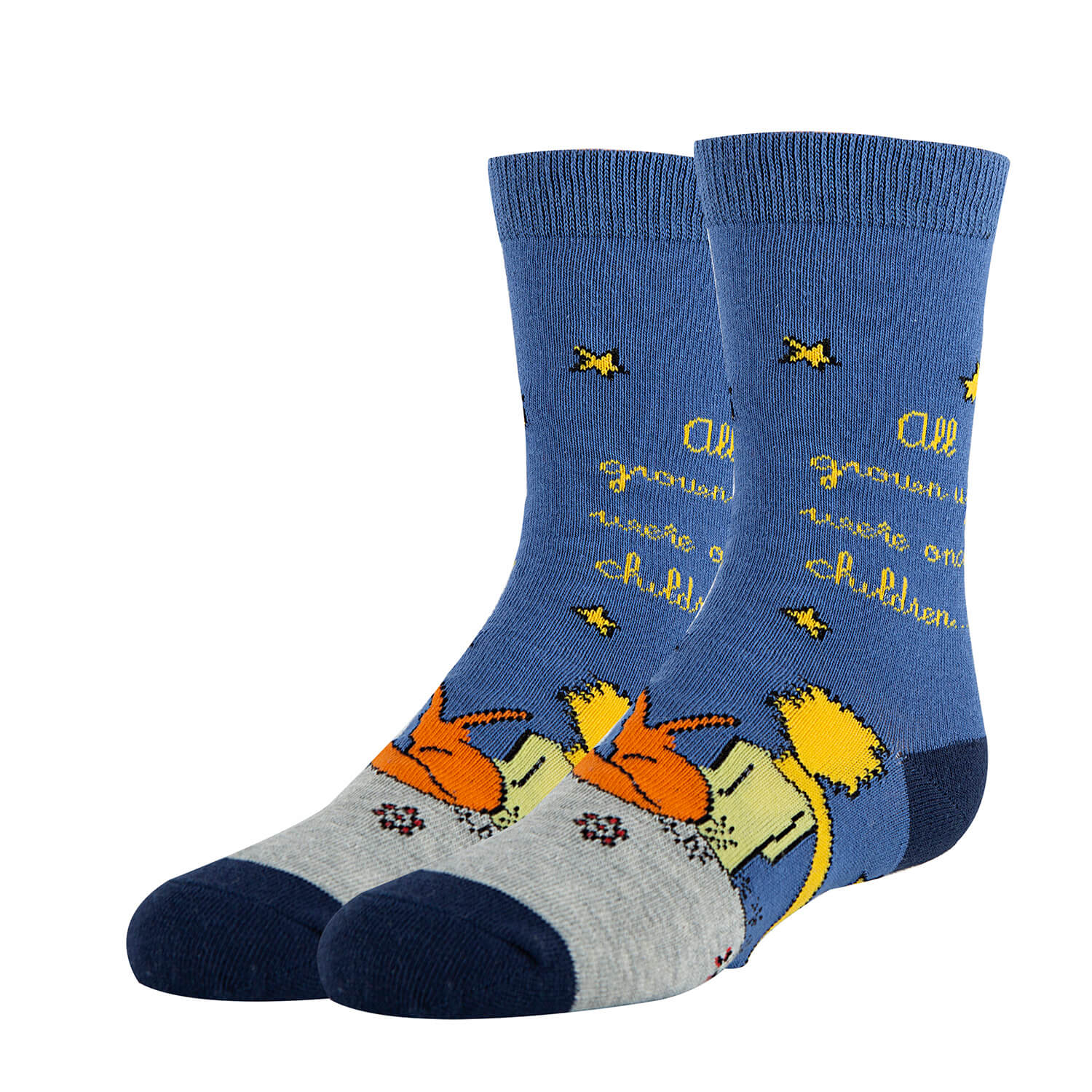 The Tamed Fox Socks | Novelty Crew Socks For Boys & Girls
