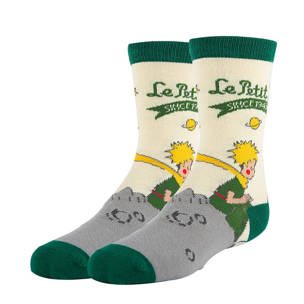 The Litle Prince Socks | Novelty Crew Socks For Boys & Girls