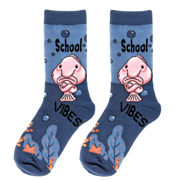 Morning Blob Vibes Socks | Cute Crew Socks for Kids