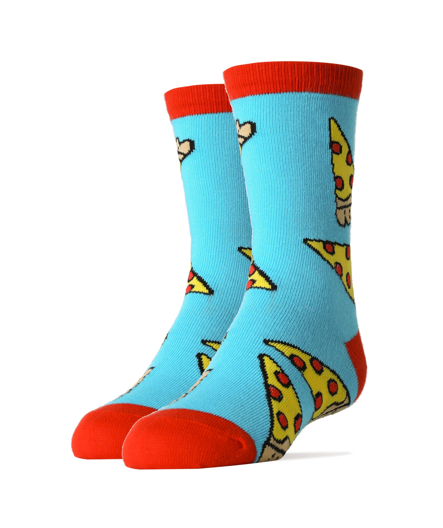 Pizza Party Socks | Novelty Crew Socks for Kids