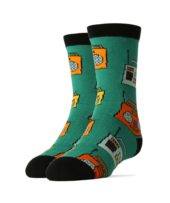 Play Dat Funky Music Socks | Novelty Socks for Kids