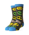 Emoji Me Socks | Novelty Crew Socks for Kids