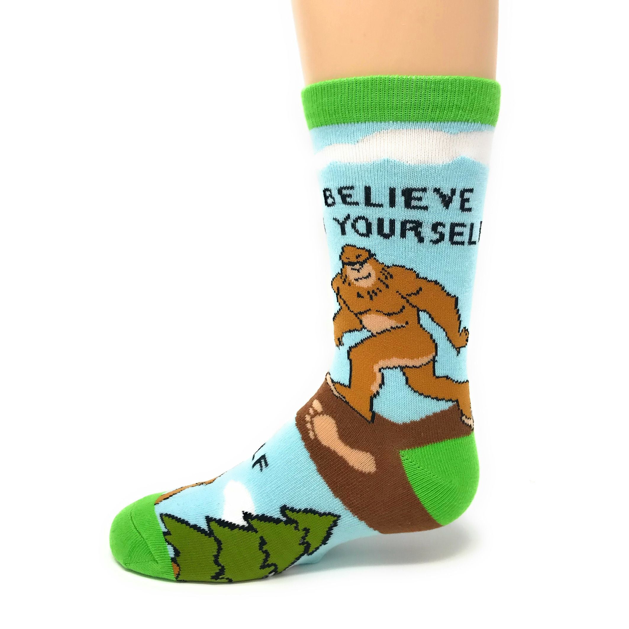 Believe Socks | Novelty Crew Socks for Kids