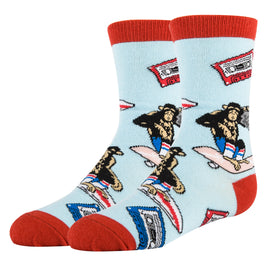 Funky Munky Socks | Novelty Crew Socks for Kids