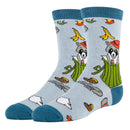 Trash Panda Socks | Novelty Crew Socks for Kids
